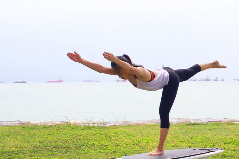 Balance + Relax = Yoga on a Balance Board