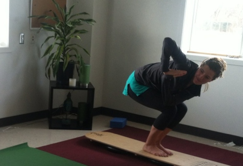 Balance + Relax = Yoga on a Balance Board