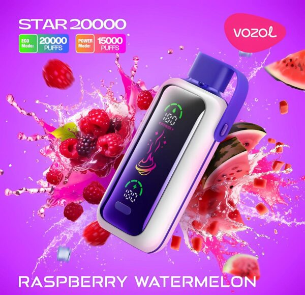 VOZOL STAR 20000 - Raspberry Watermelon